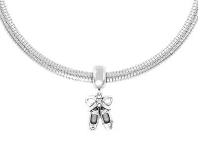 ballerina shoe charm 3D print model