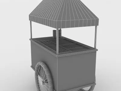 Ice Cream Cart 3D model