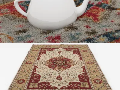 Rugs No 851 Low-poly 3D model