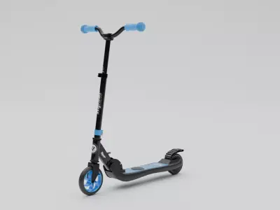 Electrical Cycle Low-poly 3D model