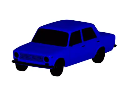 Fiat 124  3D model