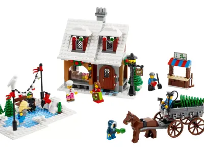 TwindBricks3D - 10216 Winter Village-Bakery 3D print model