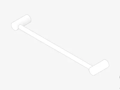 Towel Holder - Hand - Luxury - Sleek Low-poly 3D model