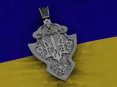 Ukrainian Trident 3D print model