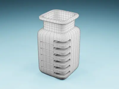 Modern Flower Pot 3D model