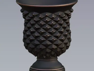 Garden urn planter38 3D model