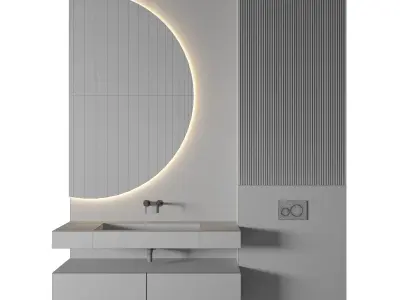 Luxury Bathroom 241 3D model
