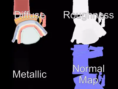 Pastel Fabric Stack model pack Texture