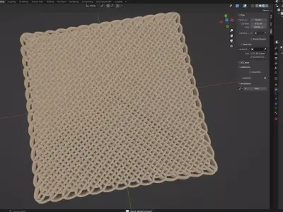 WICKER BASKET12 3D model