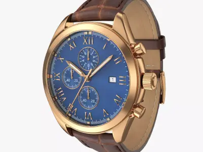 Classic Watch 4 3D model