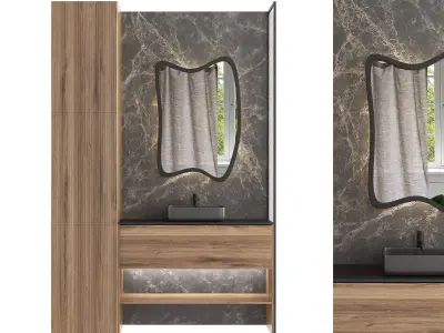 Bathroom furniture-01 3D model