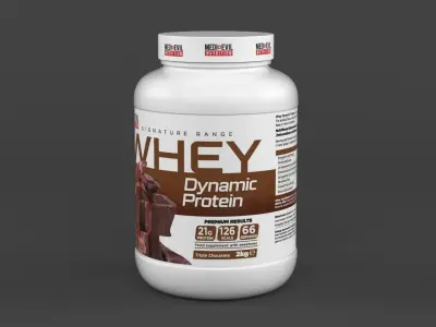 Protein Powder 3D model 140