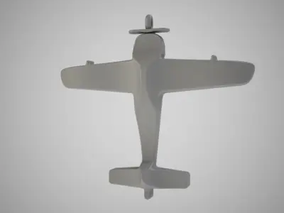 Plane Necklace 3D print model