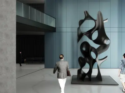 HICH 1 SCULPTURE BY ERFAN SHAABANII Low-poly 3D model Low-poly 3D model