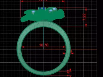 JEWELRY RING o26 3D print model