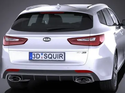 Kia Optima Sportswagon GT 2017 3D model