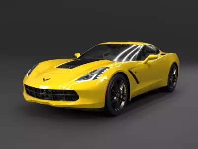 chevrolet corvette 3d  3D model