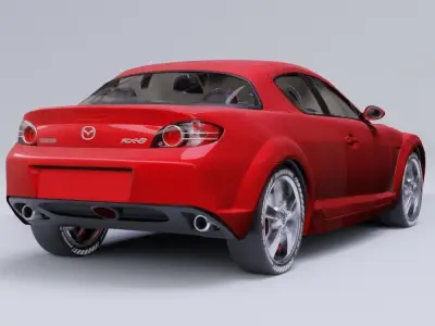 Mazda RX8 model in Blender 3D model