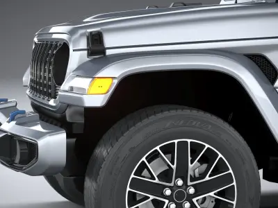 Jeep Wrangler 4xe 2024 3D model