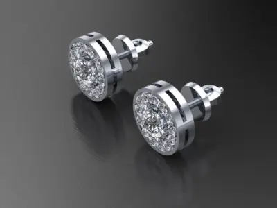 small earings 3 3D print model