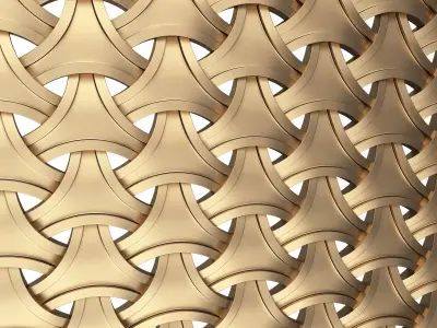 3D Wall Panel 014 Low-poly 3D model