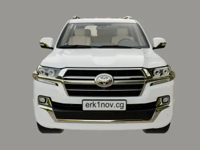 Land cruiser 200 Low-poly 3D model