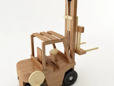 Toy Forklift 3D model