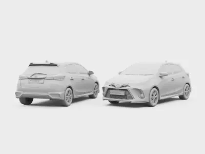 Toyota Yaris Hatchback 2023 3D model