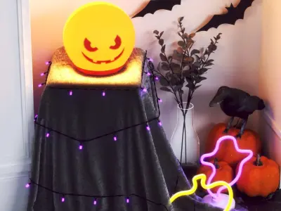 KUSTFYR Halloween decorations and decor IKEA 3D model