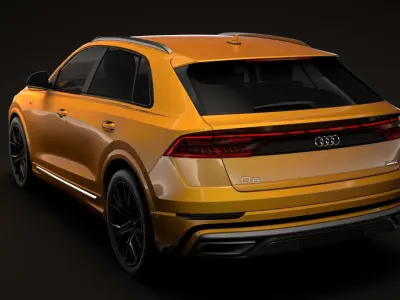 Audi Q8 50 TDI quattro S line Vorsprung Edition 2020 3D model