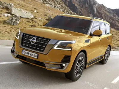 2022 Nissan Patrol Platinum 3D model