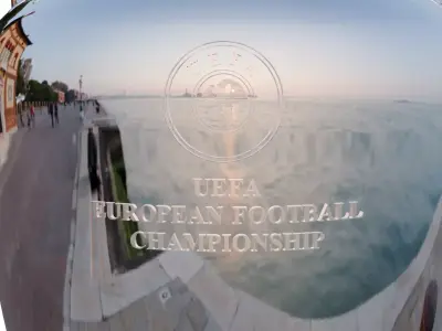 Euro Trophy - UEFA European Championship Trophy  3D model