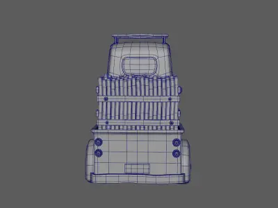 Truck Cartoon 3D model