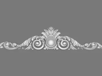 decor ornate crown 3D model