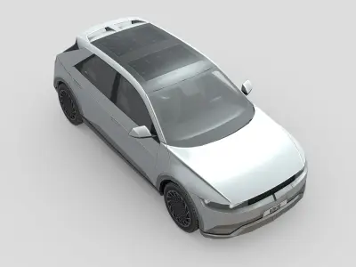 Hyundai IONIQ 5 2022 Low-poly 3D model