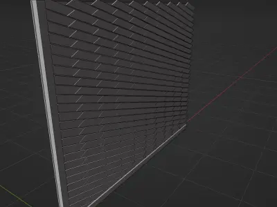 Wall wood V20 for your interior wall wood  3D model