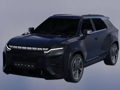 KGM-Ssang Yong-Actyon 3D model