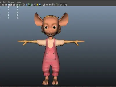 Chilly Character Free low-poly 3D model