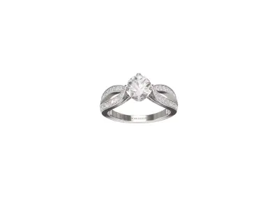 BOUCHERON - PONT DE PARIS - SOLITAIRE RING 3D print model
