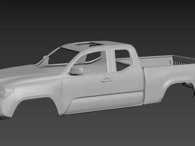 Toyota Tacoma 2020 Access Cab Body For Print 3D print model