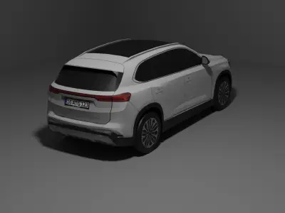 2023 TOGG T10X Low-poly 3D model