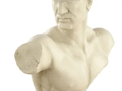 Sculpture Male Corps 3D model