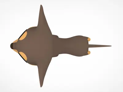 Chihuahua  Low-poly 3D model