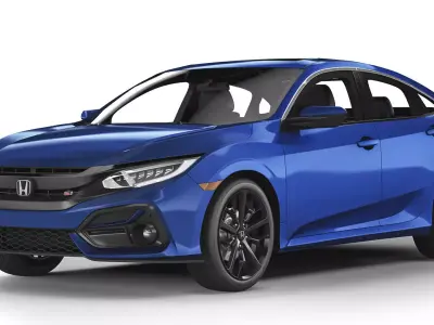 Honda Civic  Sedan Si 2020 3D model