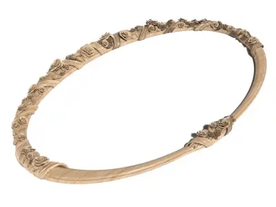 Frame-004 ornate bangle 3D model