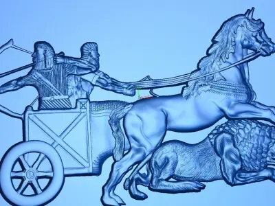 Ashurbanipal  - the Lion Hunt 3D print model