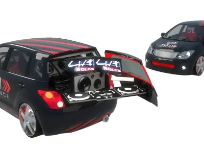 mobile entertainment Low-poly 3D model