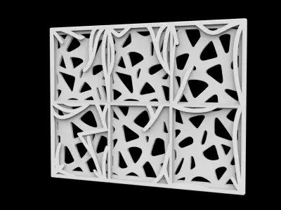 Decorative Wall Panel 3D Print Model 3D print model purchase
