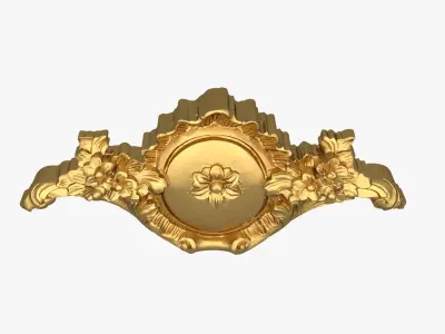 Classic decor ornament 214 3D model