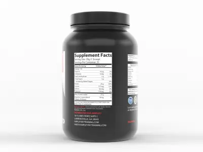 Protein Powder 3D model